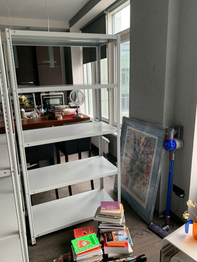 Стеллаж металлический Титан МС-500 2000х1000х400 5 полок купить в Вологде Стеллаж металлический Титан МС-500 2000х1000х400 5 полок купить в Вологде