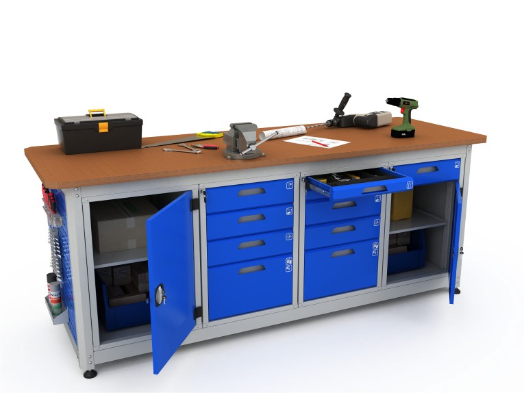 Верстак четырехтумбовый COMBAT 41452.2340 купить в Вологде