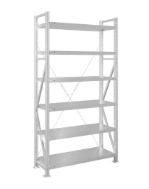 Стеллаж MS U 3000x700x600 6 полок (400 кг, металл)