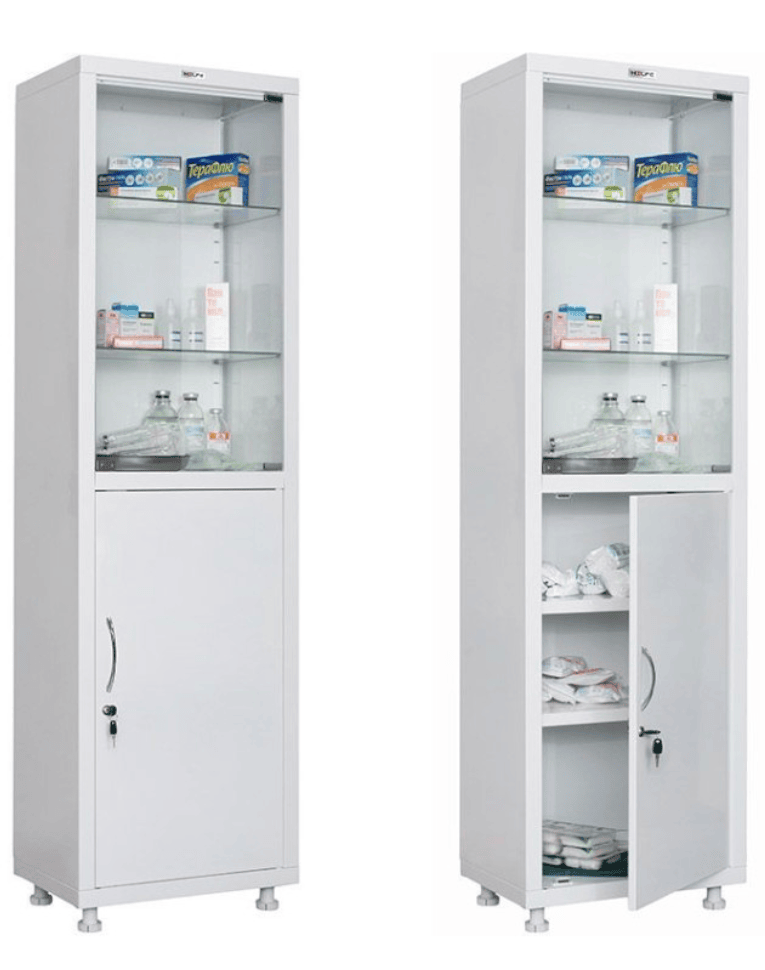 Медицинский шкаф HILFE МД 1 1657/SG купить в Вологде