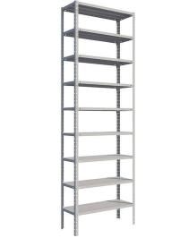 Стеллаж MS Hard 2200х1000х600 9 полок Стеллаж MS Hard 2200х1000х600 9 полок