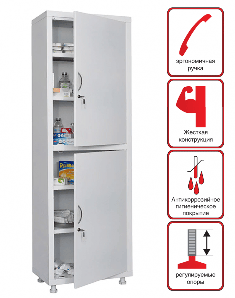 Медицинский шкаф HILFE МД 1 1760/SS купить в Вологде Медицинский шкаф HILFE МД 1 1760/SS купить в Вологде