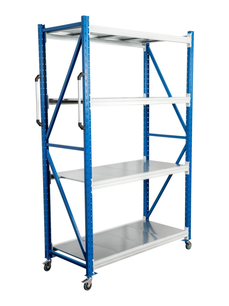 Стеллаж мобильный БиКом СТ-4 250x150x70 4 полки купить в Вологде Стеллаж мобильный БиКом СТ-4 250x150x70 4 полки купить в Вологде