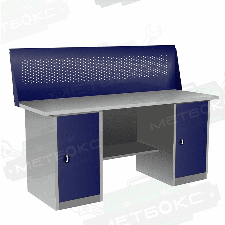 Верстак двухтумбовый ВП-5/1,9 с экраном купить в Вологде