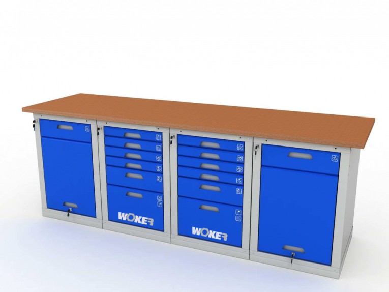 Верстак четырехтумбовый WOKER PRO 42662.2400 купить в Вологде