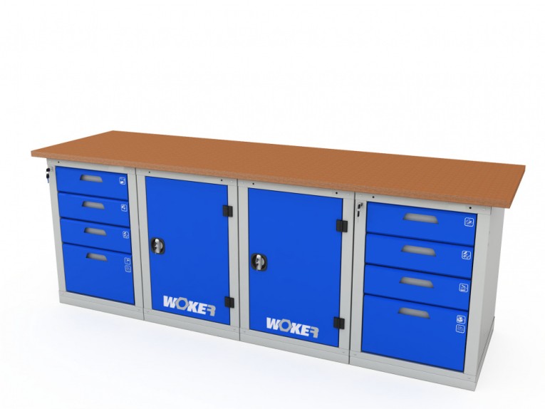 Верстак четырехтумбовый WOKER PRO 44114.2400 купить в Вологде