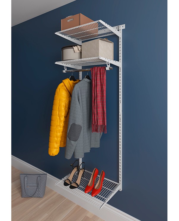 Гардеробная система Практик Home Basic G60 белая купить в Вологде