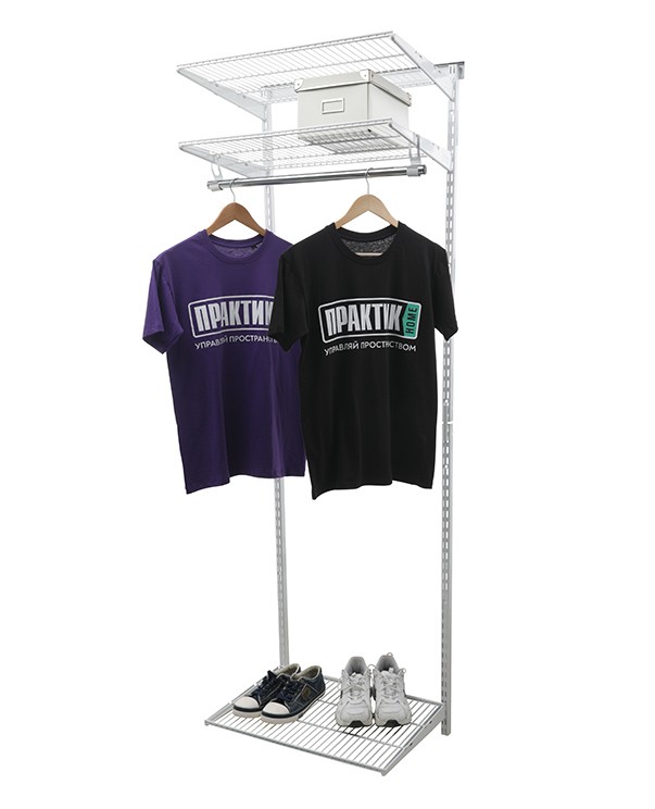 Гардеробная система Практик Home Basic G60 белая купить в Вологде