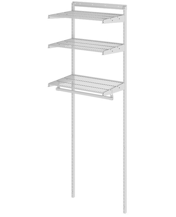 Гардеробная система Практик Home Basic G60 белая купить в Вологде