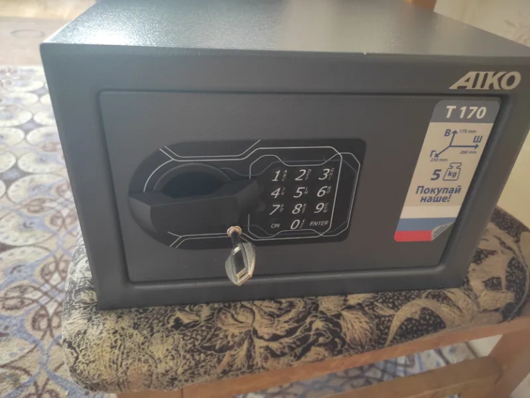 Мебельный сейф Aiko Т-170 EL купить в Вологде