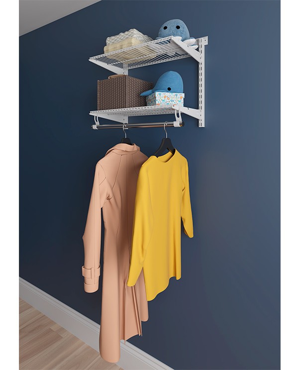 Гардеробная система Практик Home Basic G60S белая купить в Вологде