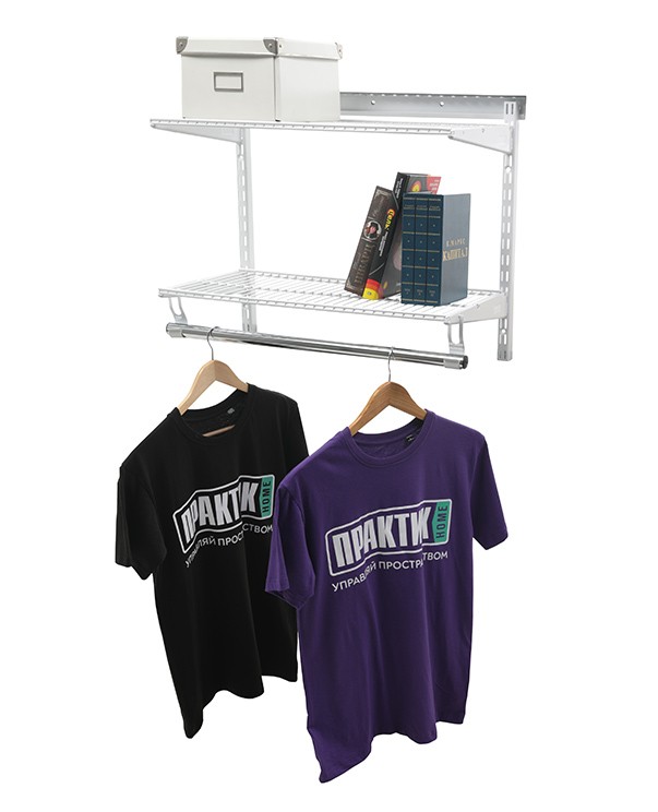 Гардеробная система Практик Home Basic G60S белая купить в Вологде