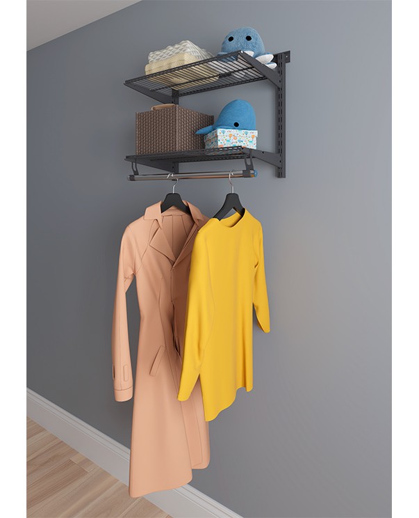 Гардеробная система Практик Home Basic G60S графит купить в Вологде