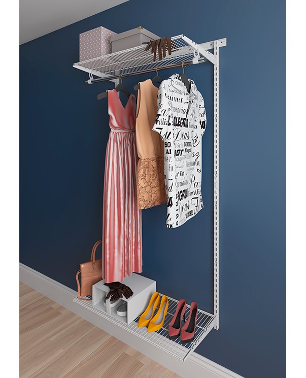 Гардеробная система Практик Home Basic G90 белая купить в Вологде