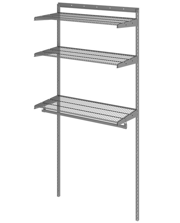 Гардеробная система Практик Home Basic G90 графит купить в Вологде