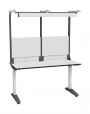 Стол монтажный ДиКом СР-150-01, ESD пластик, нерегулируемый, экран Э2, со светильником