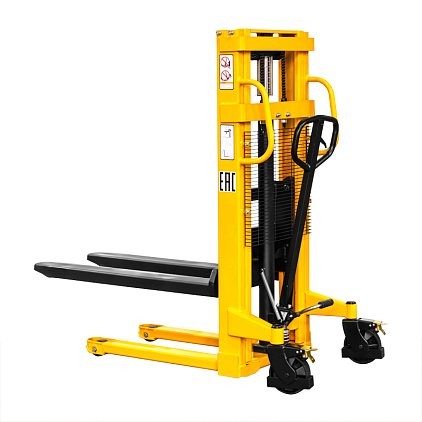 Ручной гидравлический штабелер SDJ 1020 (1000 кг; 2 м; фиксированные вилы) SMARTLIFT (SMART) купить в Вологде