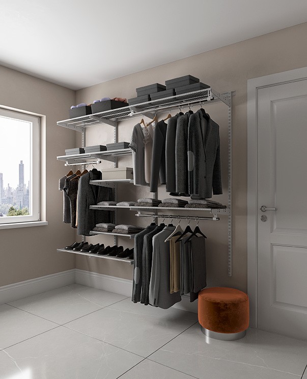 Гардеробная система Практик Home Max G210 белая купить в Вологде