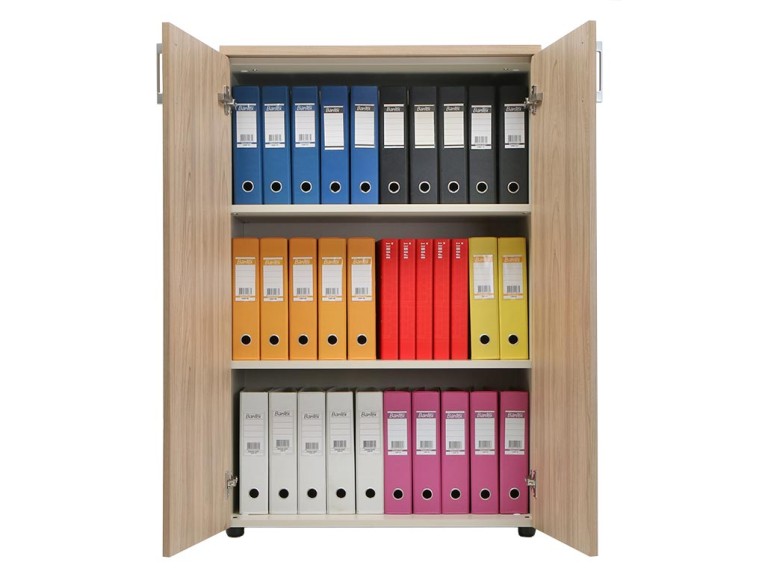 Шкаф NW 1280 закрытый вяз натуральный/бежевый купить в Вологде