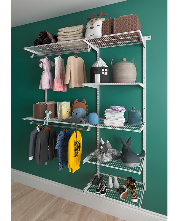 Гардеробная система Практик Home Optima G150 белая купить в Вологде