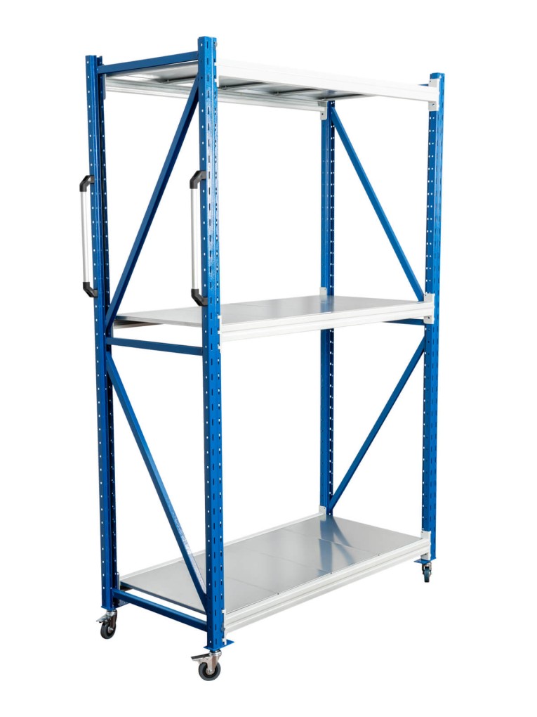 Стеллаж мобильный БиКом СТ-4 300x180x100 3 полки купить в Вологде Стеллаж мобильный БиКом СТ-4 300x180x100 3 полки купить в Вологде