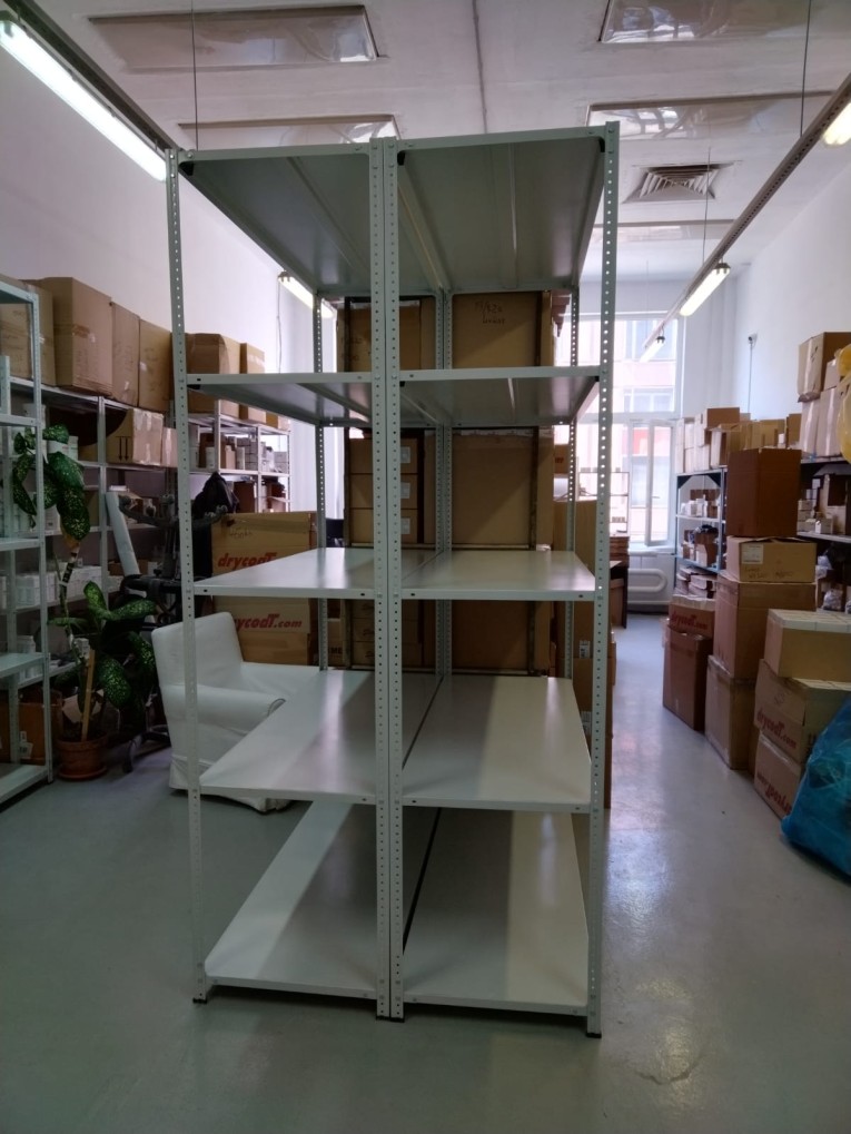 Стеллаж металлический Титан МС-500 2000х1000х600 5 полок купить в Вологде Стеллаж металлический Титан МС-500 2000х1000х600 5 полок купить в Вологде