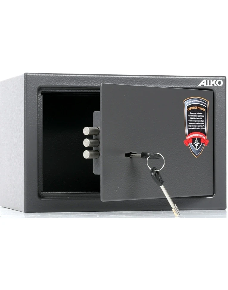 Сейф для пистолета Aiko TT-200, с открытой дверцей Сейф для пистолета Aiko TT-200, с открытой дверцей