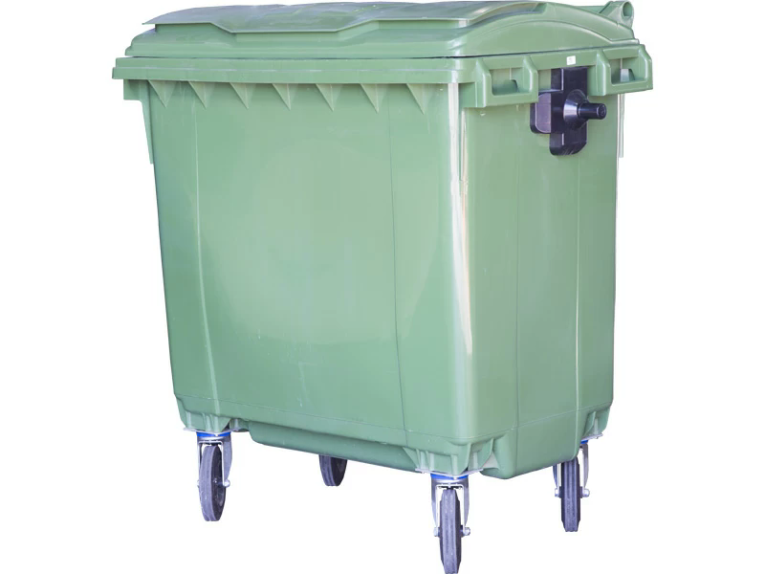 Мусорный контейнер 770л. зелёный купить в Вологде Мусорный контейнер 770л. зелёный купить в Вологде