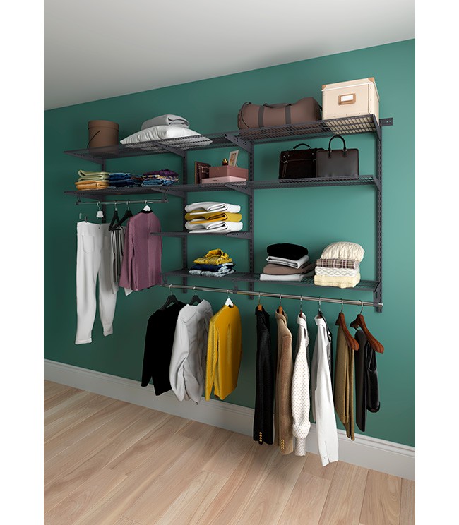 Гардеробная система Практик Home Optima G240 графит купить в Вологде