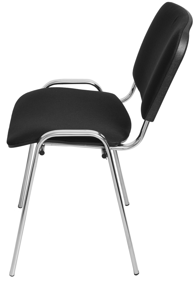 Стул Изо (черная ткань, хром) купить в Вологде Стул Изо (черная ткань, хром) купить в Вологде