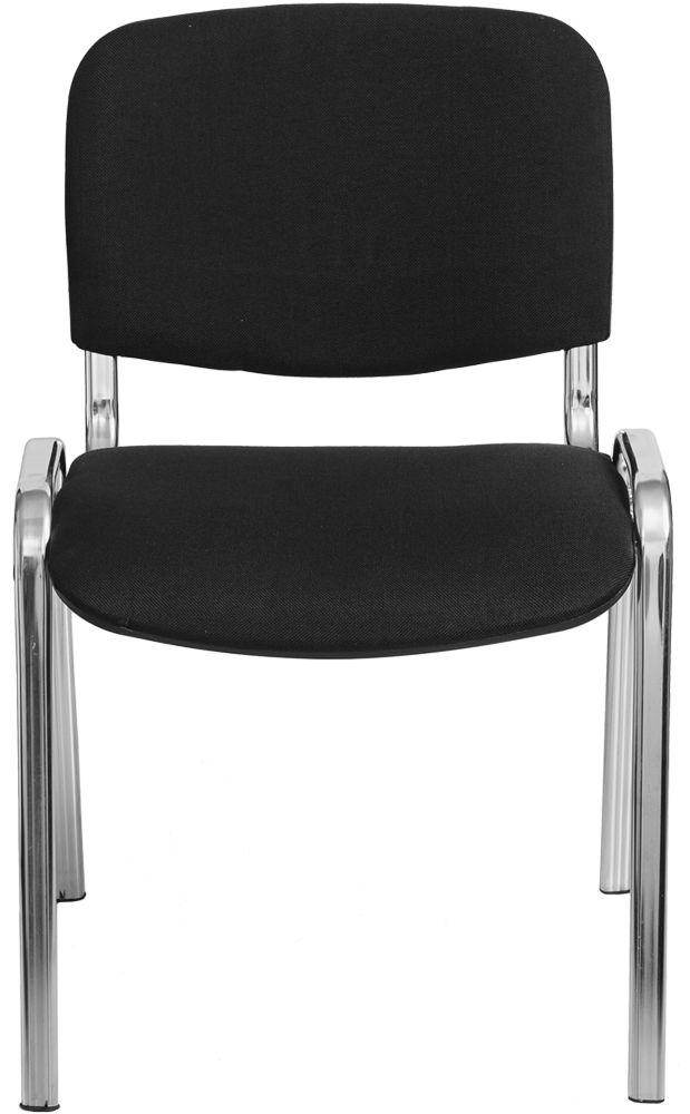 Стул Изо (черная ткань, хром) купить в Вологде Стул Изо (черная ткань, хром) купить в Вологде