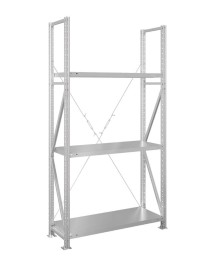 Стеллаж MS U 3000x1200x600 3 полки (280 кг, металл) Стеллаж MS U 3000x1200x600 3 полки (280 кг, металл)