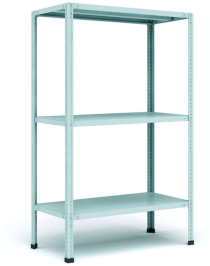 Стеллаж металлический Титан МС-500 1200х1500х500 3 полки Стеллаж металлический Титан МС-500 1200х1500х500 3 полки