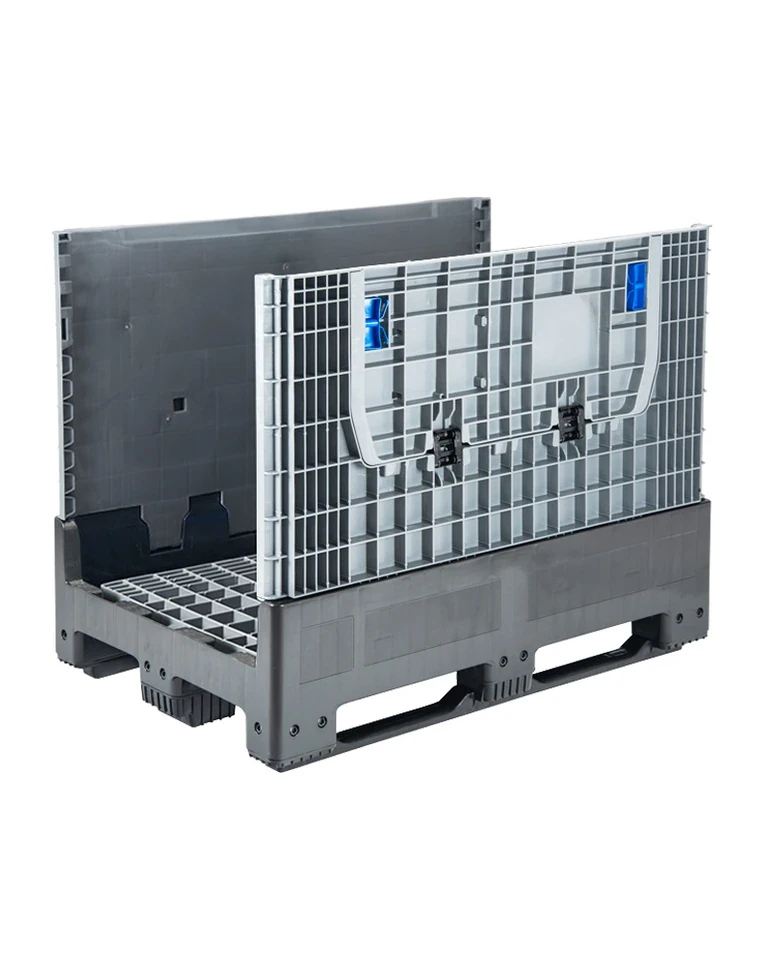 DPF-Box 1208S 1200x800x950 мм сплошной разборный серый на 3-х полозьях с 2-мя откид. дверцами DPF-Box 1208S 1200x800x950 мм сплошной разборный серый на 3-х полозьях с 2-мя откид. дверцами