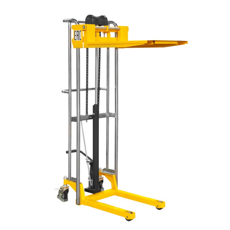 Ручной гидравлический штабелер PJ4150 (400 кг; 1,5 м; с вилами и площадкой) SMARTLIFT (SMART) купить в Вологде Ручной гидравлический штабелер PJ4150 (400 кг; 1,5 м; с вилами и площадкой) SMARTLIFT (SMART) купить в Вологде
