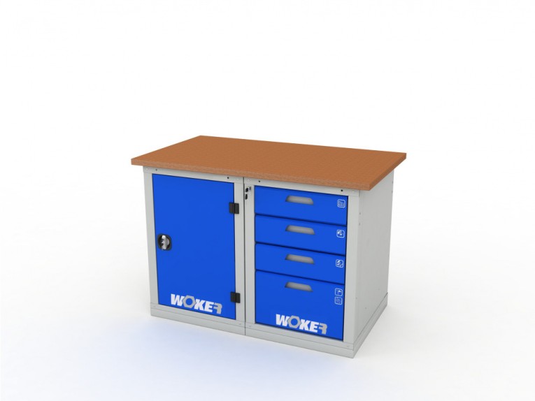 Верстак двухтумбовый WOKER PRO 2104.1200 купить в Вологде