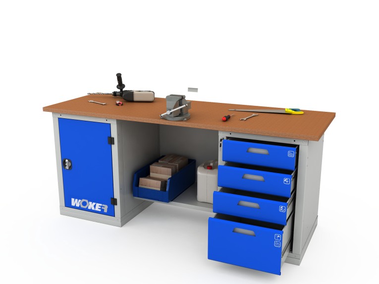 Верстак двухтумбовый WOKER PRO 2104.2000 купить в Вологде Верстак двухтумбовый WOKER PRO 2104.2000 купить в Вологде