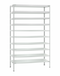 Стеллаж металлический Титан МС-500 2400х1200х300 10 полок