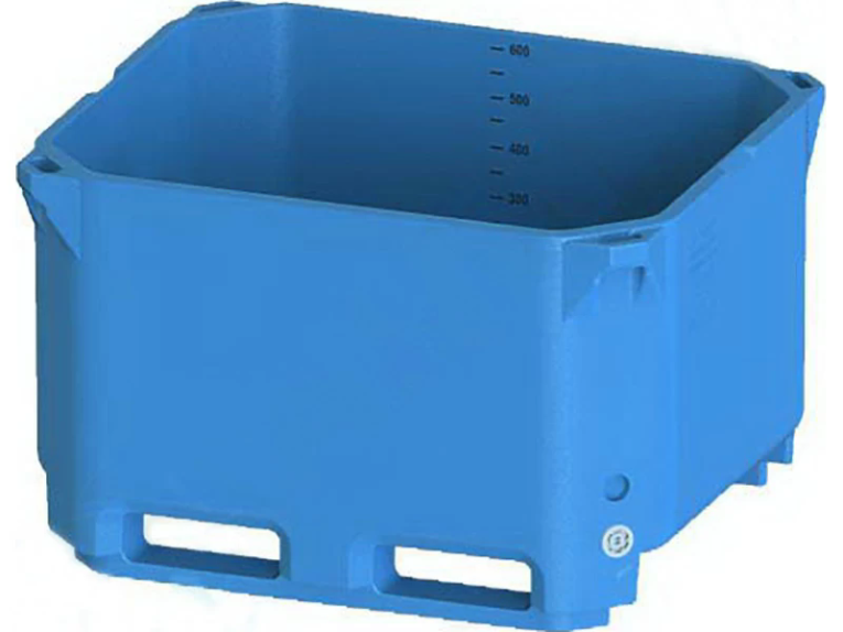 Контейнер 600л. изотермический, без крышки цв. синий купить в Вологде