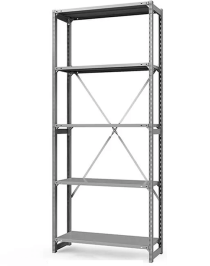Стеллаж ТСУ 2000x700x300 5 полок (300 кг, металл) Стеллаж ТСУ 2000x700x300 5 полок (300 кг, металл)