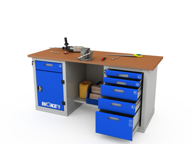 Верстак двухтумбовый WOKER PRO 2205.1800 купить в Вологде