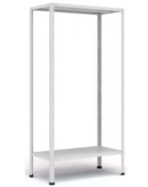 Стеллаж металлический Титан МС-500 2200х1200х400 2 полки Стеллаж металлический Титан МС-500 2200х1200х400 2 полки