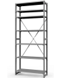 Стеллаж ТСУ 3500x1500x600 7 полок (150 кг, металл) Стеллаж ТСУ 3500x1500x600 7 полок (150 кг, металл)