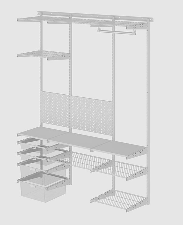 Гардеробная система Практик Home Дача 1 купить в Вологде Гардеробная система Практик Home Дача 1 купить в Вологде