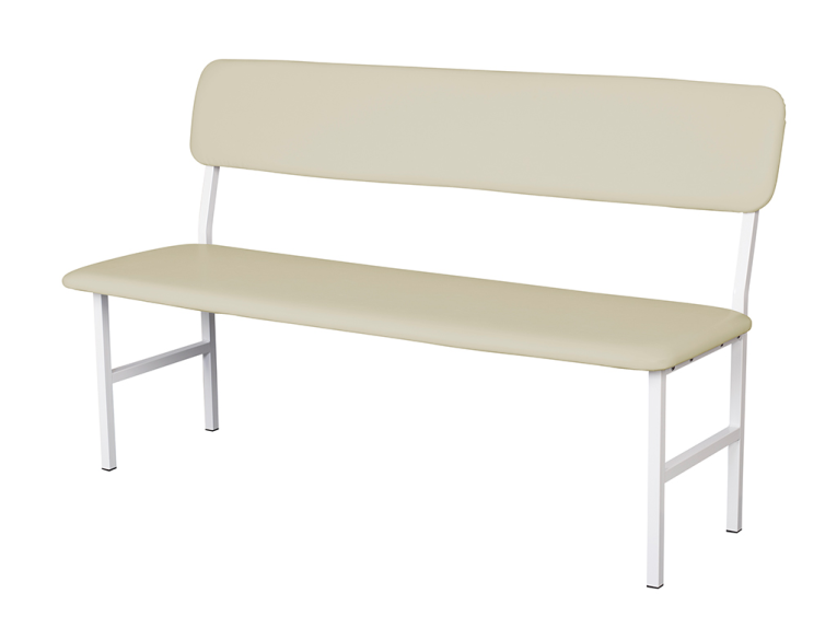 Банкетка медицинская со спинкой МД БС (слоновая кость) купить в Вологде Банкетка медицинская со спинкой МД БС (слоновая кость) купить в Вологде