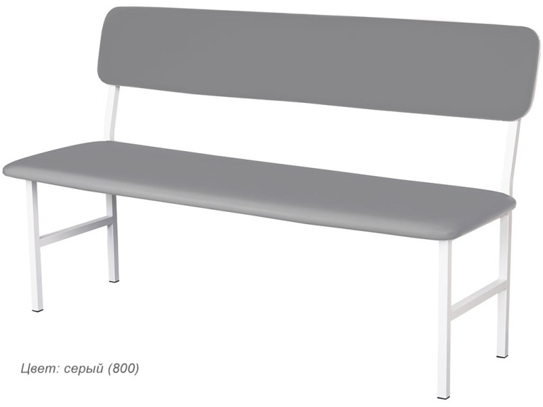 Банкетка медицинская со спинкой МД БС купить в Вологде Банкетка медицинская со спинкой МД БС купить в Вологде