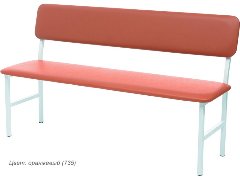 Банкетка медицинская со спинкой МД БС купить в Вологде Банкетка медицинская со спинкой МД БС купить в Вологде