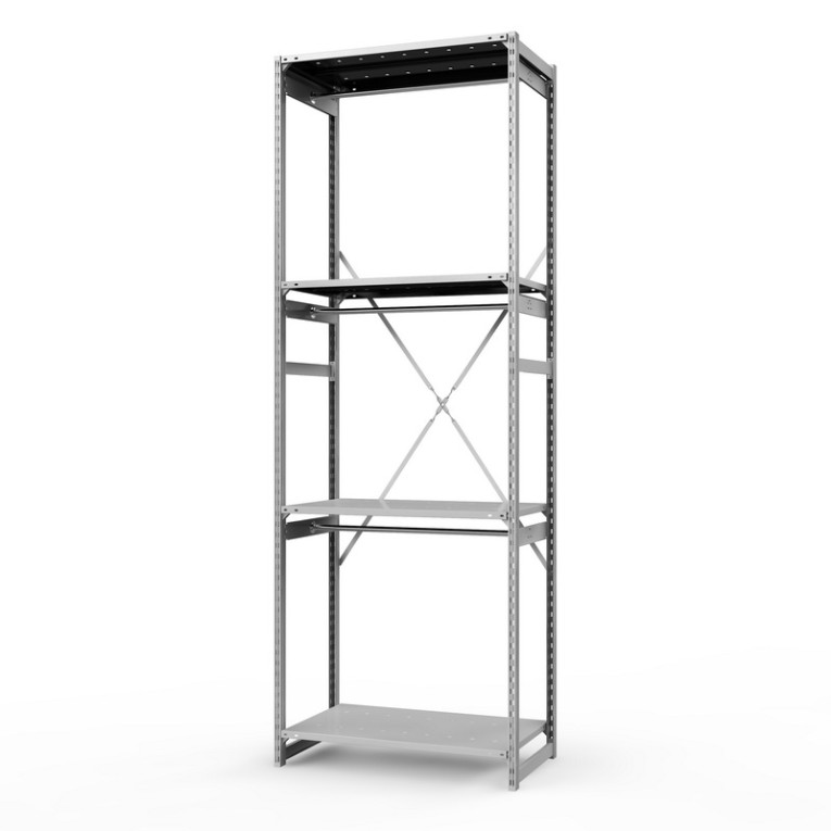 Стеллаж металлический ТСУ Универсал, 3000х1060х600 мм.Штанги: 3шт. Полки: металл усил. перф. 4 шт. купить в Вологде Стеллаж металлический ТСУ Универсал, 3000х1060х600 мм.Штанги: 3шт. Полки: металл усил. перф. 4 шт. купить в Вологде