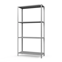 Стеллаж ТС Лайт с перф. полками 2500х1200х400 4 полки Стеллаж ТС Лайт с перф. полками 2500х1200х400 4 полки