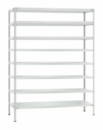 Стеллаж металлический Титан МС-500 2300х1500х600 8 полок Стеллаж металлический Титан МС-500 2300х1500х600 8 полок